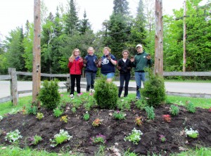 A landscaping job well done at Intermediate Leadership Camp